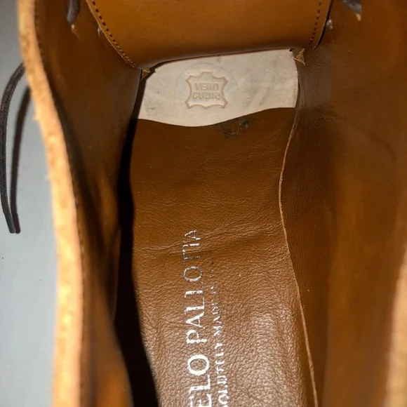 Angelo Pallotta Men's Suede shoes 7Sz - Picture 4 of 9